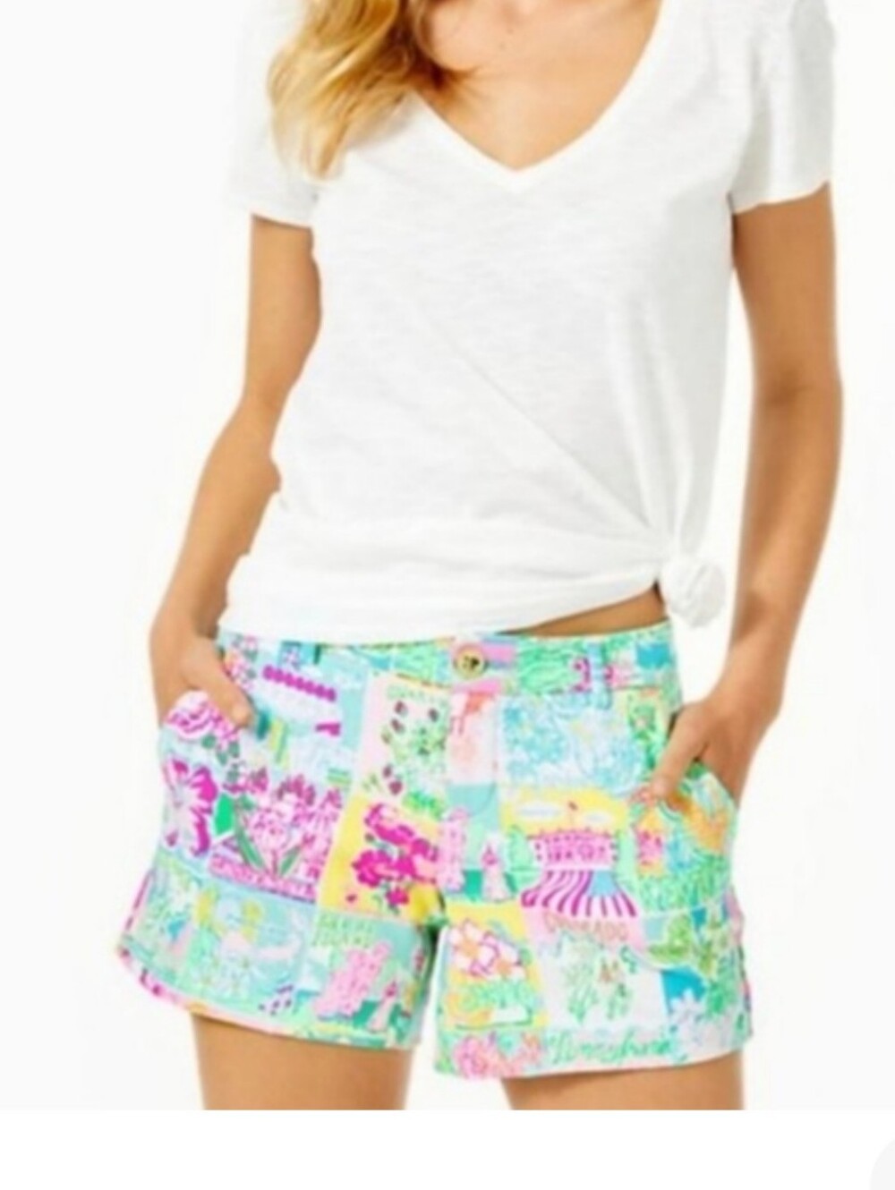 Lilly Pulitzer Pop Up Lilly State Of Mind Shorts